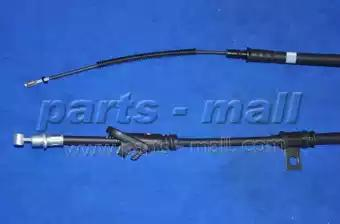 Трос ручного тормоза правый PTB287 Parts Mall (фото №2)