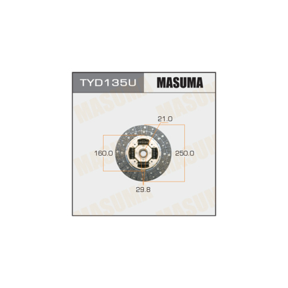 Диск сцепления TYD135U Masuma (фото №1)