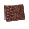 Обложка для автодокументов (крокодил коричневый) AMDC0002 AVTOMOE (мини-фото №2)