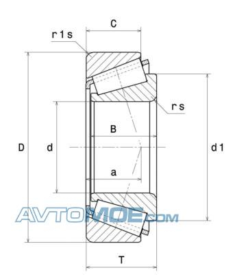 Подшипник HR30207J NSK (фото №1)