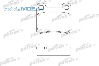 Колодки тормозные задние PBP979 Patron (фото №1)