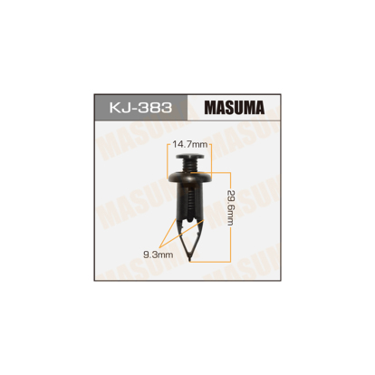 Клипса пластм. крепёжная №60 KJ383 Masuma (фото №1)