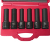 Набор головок торцевых ударных TORX 3/4" E18-E24, 12-гранных 17-19мм, длина 110мм (в кейсе) 6шт JTC JTCJ606E JTC (мини-фото №2)