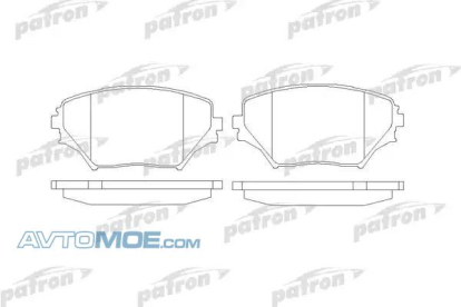 Колодки тормозные передние PBP1514 Patron (фото №1)
