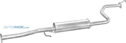 Глушитель средняя часть 0957 Polmostrow (фото №1)