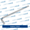 Шестигранник Гобразный 3/8", дюймовый 112512S King Tony (мини-фото №2)