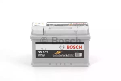 Аккумуляторная батарея "S5 Silver", 12в 74а/ч 750А п.т., о.п., ев. кл. 0092S50070 Bosch (фото №2)