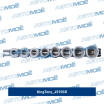 Набор торцевых головок 1/2", шестигранные, 3/8"7/8", 8 предметов 4510SR King Tony (мини-фото №1)