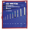 Набор выколоток, чехол из теторона, 9 предметов 1009PRN King Tony (мини-фото №1)