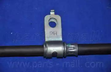 Трос стояночного тормоза левый PTB277 Parts Mall (фото №3)