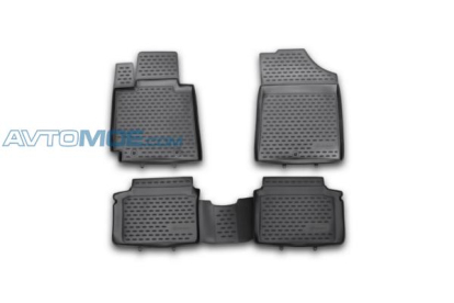 Коврики в салон HYUNDAI Veloster, 2012-> 4 шт. (полиуретан) NLC2052210h Element (фото №1)