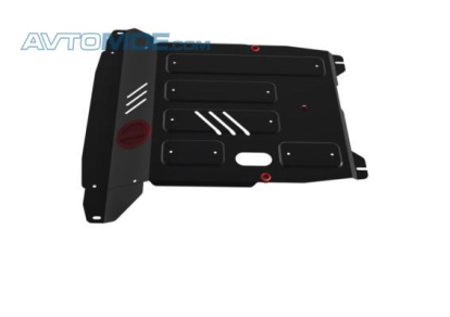 Защита поддона Hyundai Getz c 2002-2011 г. (с креплением) 111023042 Автоброня (фото №1)