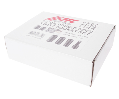 Набор головок двухсторонних для секретных болтов и гаек 17,19,21мм, 4 предмета JTC /1 JTC4267 JTC (фото №4)